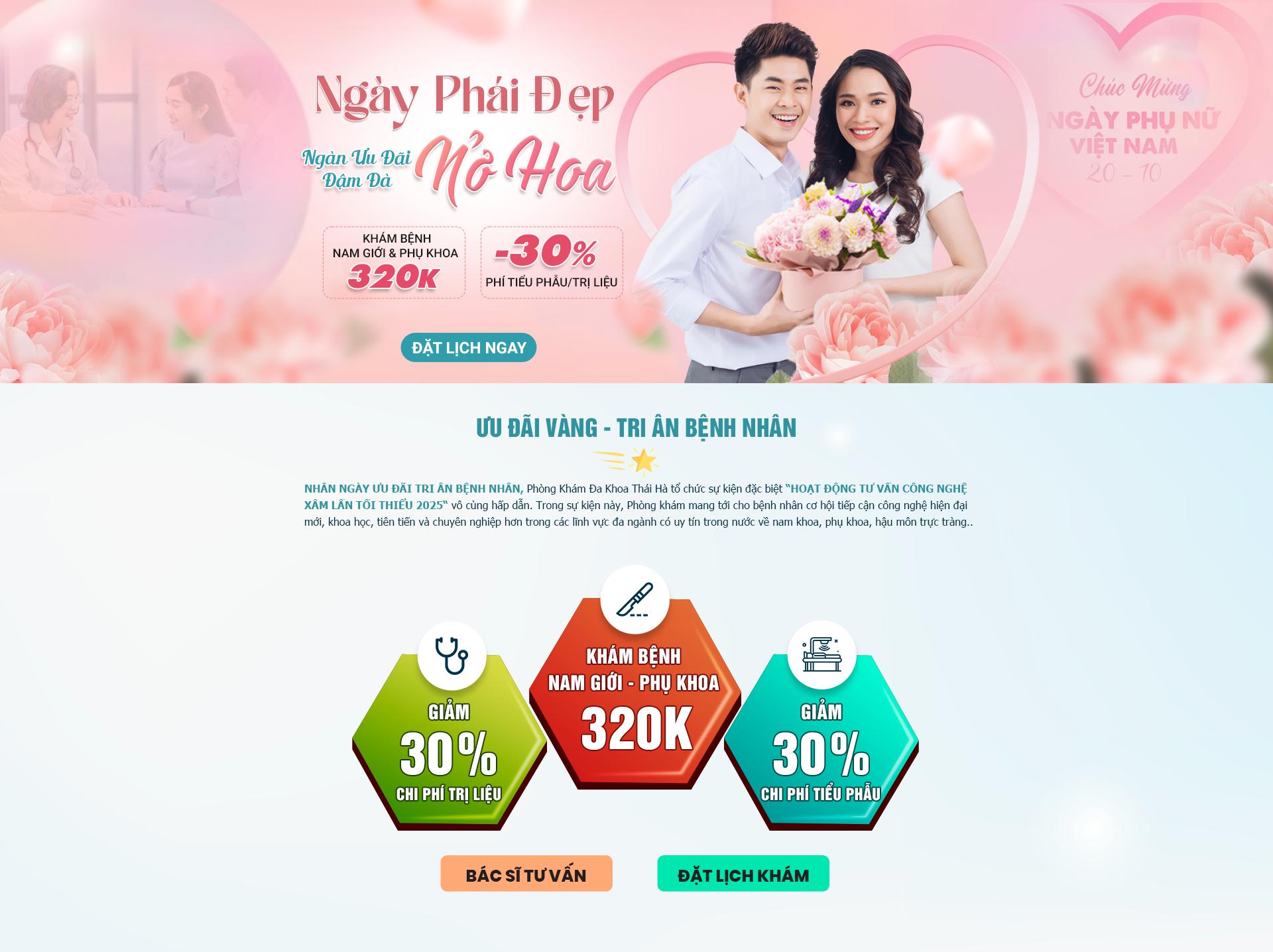 Ưu Đãi Bệnh Nam Giới - Phụ Khoa